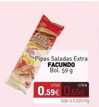 Cuevas Cash Pipas Saladas Extra Facundo oferta
