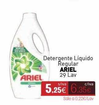 Detergente Liquido Regular Ariel