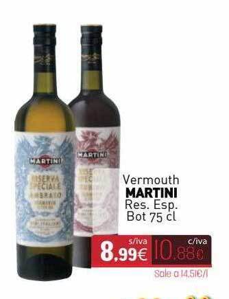 Cuevas Cash Vermouth Martini Res. Esp. oferta