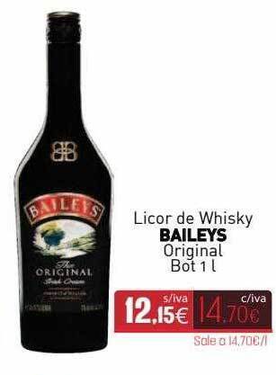 Cuevas Cash Licor De Whisky Baileys Original oferta