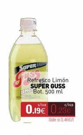 Cuevas Cash Refresco Limón Super Guss oferta