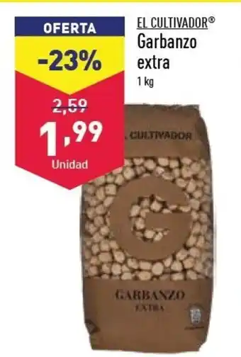 ALDI El Cultivador Garbanzo extra 1 kg oferta