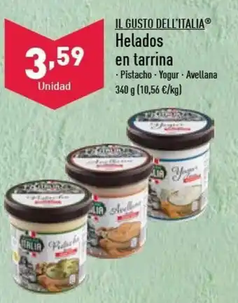 ALDI IL Gusto Dell'Italia Helados en tarrina 340g oferta