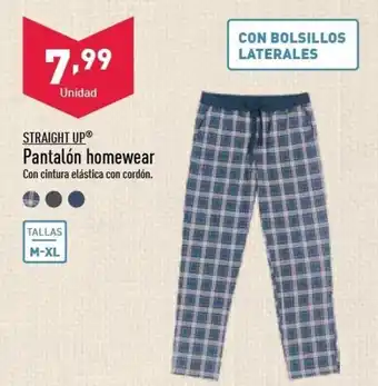 ALDI Straight Up Pantalón homewear Tallas M-XL oferta