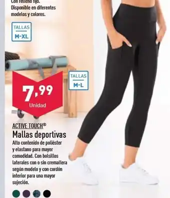 ALDI Active Touch Mallas deportivas Tallas M-L oferta