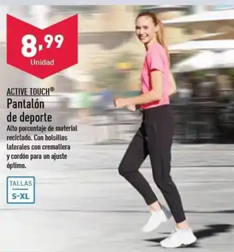 ALDI Active Touch Pantalón de deporte Tallas S-XL oferta