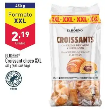ALDI EL Horno Croissant choco XXL 450g oferta