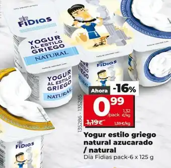 Maxi Dia Yogur griego dia oferta