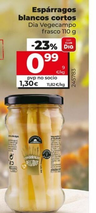 Maxi Dia Espárragos blancos dia oferta