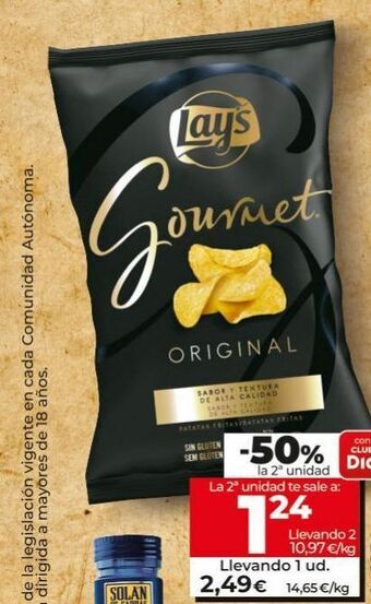 Maxi Dia Patatas chips lay's oferta