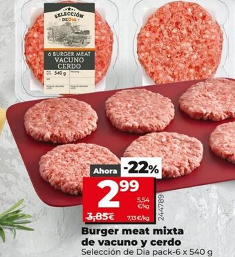 La Plaza de DIA Hamburguesas oferta