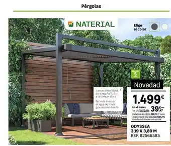 Leroy Merlin Pérgolas naterial elige el color garantie 5 am novedad lamas orientables para regular la luz y la temperatura permite oferta
