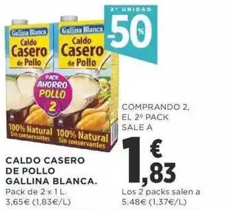 Supercor 2a Unidad -50% Caldo Casero De Pollo Gallina Blanca oferta