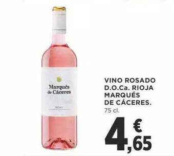 Supercor Vino Rosado D.o.ca. Rioja Marqués De Cáceres oferta