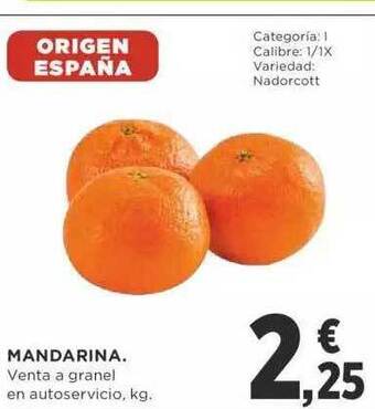 Supercor Mandarina oferta