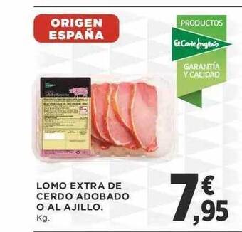 Supercor Lomo Extra De Cerdo Adobado O Al Ajillo oferta
