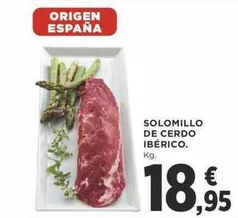 Supercor Solomillo De Cerdo Ibérico oferta