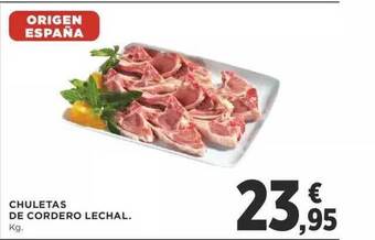 Supercor Chuletas De Cordero Lechal oferta