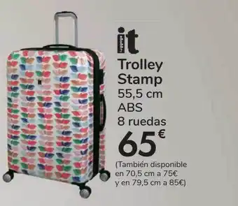 Carrefour Trolley Stamp 55.5 Cm Abs 8 Ruedas oferta