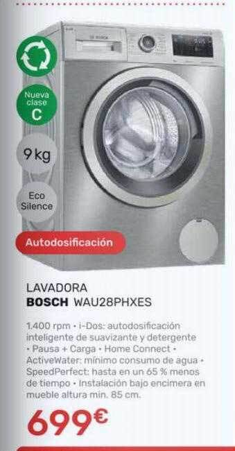 Cenor Lavadora Bosch Wau28phxes oferta
