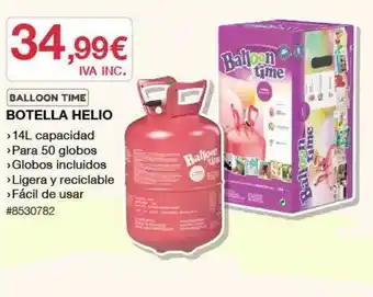 Costco Balloon Time Botella Helio oferta