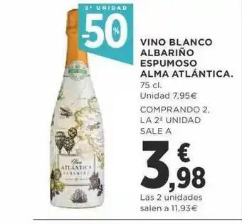 Supercor Exprés 2a Unidad -50% Vino Blanco Albariño Espumoso Alma Atlántica oferta