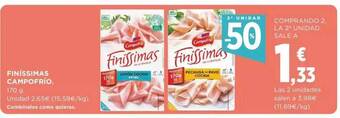 Supercor Exprés 2a Unidad -50% Finíssimas Campofrío oferta