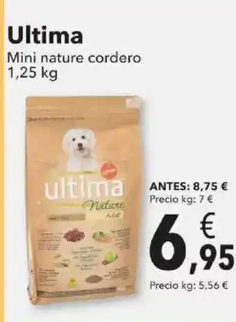 Clarel Ultima Mini Nature Cordero oferta
