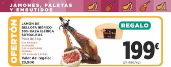 Supercor Jamón De Bellota Ibérico 50% Raza Ibérica Sotoalbos oferta
