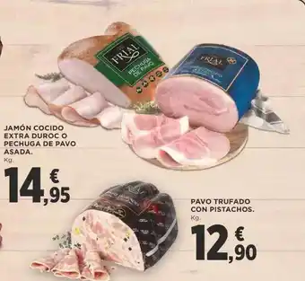 Supercor Jamón Cocido Extra Duroc O Pechuga De Pavo Asada Pavo Trufado Con Pistachos oferta