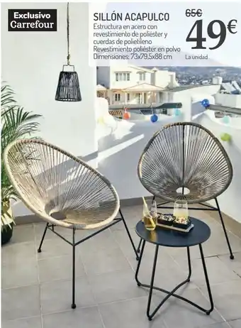Carrefour Sillón acapulco oferta