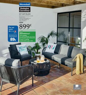 Carrefour Set café black oferta