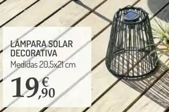 Carrefour Lámpara solar decorativa oferta