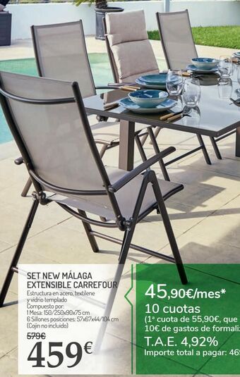 Carrefour Set new málaga extensible carrefour oferta