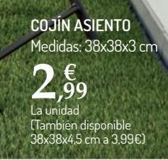 Carrefour Cojín asiento oferta