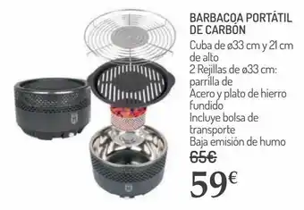 Carrefour Barbacoa portátil de carbón oferta