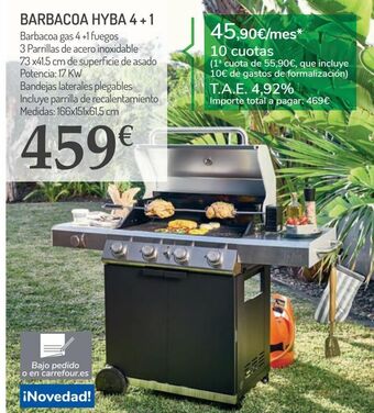 Carrefour Barbacoa hyba 4+1 oferta