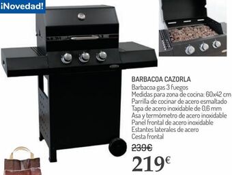 Carrefour Barbacoa cazorla oferta