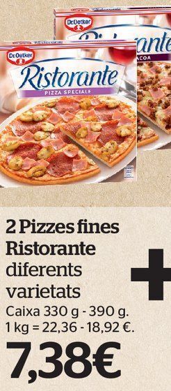 La Sirena Pizza oferta