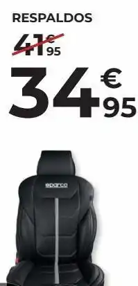 Feu Vert Respaldo de coche sparco oferta
