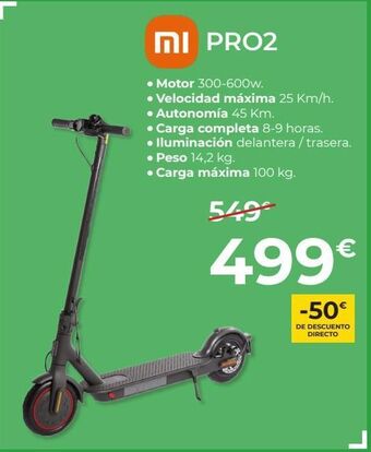 Feu Vert Patinete eléctrico xiaomi oferta
