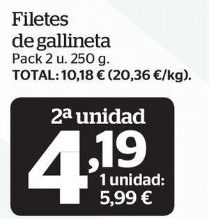 La Sirena Filetes de pescado oferta