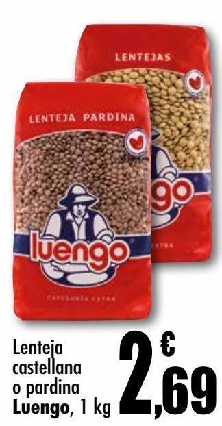 Unide Supermercados Lenteja castellana o pardina luengo oferta
