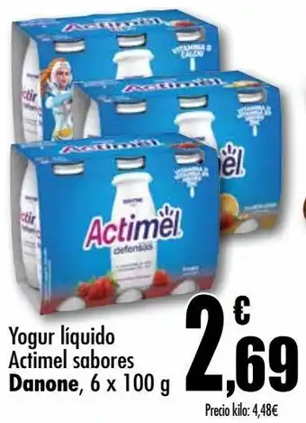 Unide Supermercados Yogur líquido actimel danone oferta