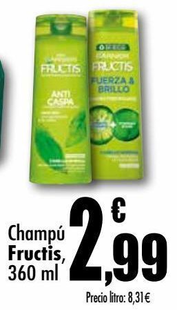 Unide Supermercados Champú fructis oferta