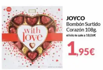 PrimaPrix Joyco Bombón Surtido Corazón 108g oferta