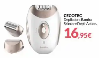 PrimaPrix Cecotec Depiladora Bamba Skincare Depil-Action oferta