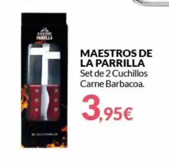 PrimaPrix Maestros De La Parrilla Set de 2 Cuchillos Carne Barbacoa oferta
