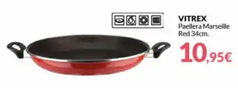 PrimaPrix Vitrex Paellera Marseille Red 34cm oferta