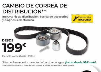 Correa de distribución